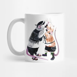 Kissing Rats Mug